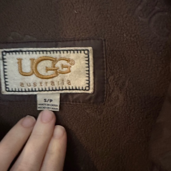 UGG Brown Down Puffer Vest - Picture 3 of 6